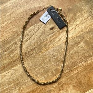 J. Crew Gold Twist Necklace NWT!